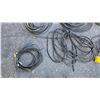 Image 4 : Approx 25 Lbs Misc Wire, Cords, Cable, Double Halogen Work Light/Stand
