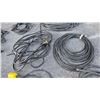 Image 7 : Approx 25 Lbs Misc Wire, Cords, Cable, Double Halogen Work Light/Stand