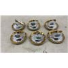 Image 7 : Wiesterling Bavaria 17-Piece Tea Set - Venice Theme, Gold Trim, Teapot/Creamer/Sugar/Cups/Saucers