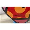 Image 7 : Romero Britto Heart-Shaped Ceramic Teapot with Polka Dots and Geometric Pop Art Design. (Small Chip