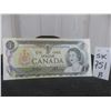 Image 1 : Uncirculated 1973 Canada $1 Bill