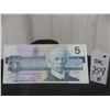 Image 1 : AU 1986 Canada $5 Bill