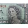Image 2 : 1954 Canada $1 Bill, Very Nice