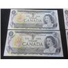 Image 5 : Six Uncirculated 1973 $1 Bills with Consecutive Serial No.