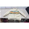 Image 1 : Hudson's Bay Company Pure Virgin Wool Blanket Coat with Multistripe Pattern, No Size Listed