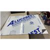 Image 2 : Alucobest Aluminum Composite Panel "Please Report to Office Before Entering Park" Sign 48 x 36"