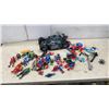 Image 1 : DC Comics Batmobile Vehicle with Assorted Marvel & DC Superhero Action Figures and More