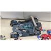 Image 3 : DC Comics Batmobile Vehicle with Assorted Marvel & DC Superhero Action Figures and More