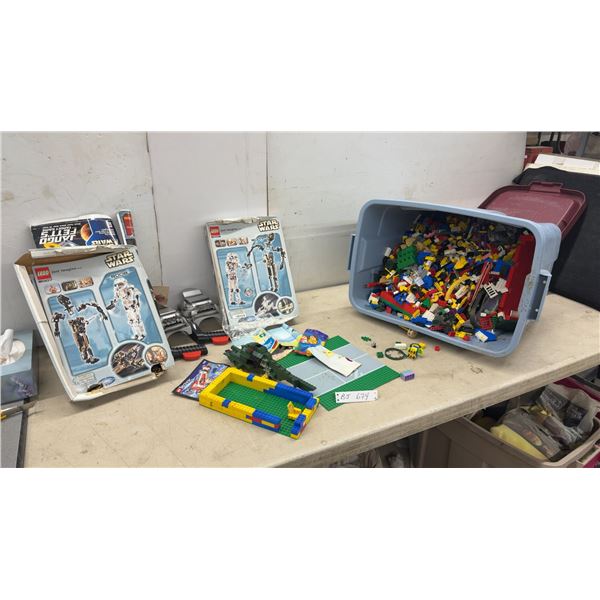 LEGO Star Wars Technic Set C-3PO, Stormtrooper, Loose Bricks, with Tote