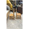 Image 7 : Children's Activity Table 17 x 33 x 32" with Storage Bins, Two Wooden Chairs, and Train Set