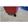 Image 4 : Red Metal Rolling Tool Cabinet with Double Doors,, and Casters 38 x 33 x 21"