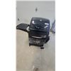 Image 1 : Master Chef 2-burner Electic BBQ Grill with Side Shelf, Warming Rack, and Storage Basket Appears