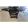Image 3 : Master Chef 2-burner Electic BBQ Grill with Side Shelf, Warming Rack, and Storage Basket Appears