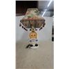 Image 2 : Vintage Ceramic Rooster Lamp w/Metal Stand & Raggedy Andy Figural Lamp w/Floral Shade - Lot of 2