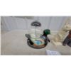Image 2 : Mallard Duck Gumball Dispenser, Vivtage Rabbit Bank Figurine, and Smokey Bear Figure