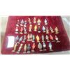 Image 1 : Collection of Vintage Hand-Painted Lead Civilian Figures on Bases, Approximately 40 Pieces Tea