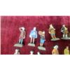 Image 2 : Collection of Vintage Hand-Painted Lead Civilian Figures on Bases, Approximately 40 Pieces Tea
