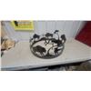 Image 1 : Metal Circular Frame Fire Pit Die Cut Buffalo 24" Diameter 12" Hgt.
