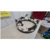 Image 2 : Metal Circular Frame Fire Pit Die Cut Buffalo 24" Diameter 12" Hgt.