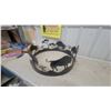 Image 3 : Metal Circular Frame Fire Pit Die Cut Buffalo 24" Diameter 12" Hgt.