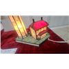 Image 6 : Stained Glass Sailboat Figurine 17" Tall and Lighthouse Lamp