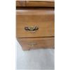 Image 4 : VilasMaple Chest of Drawers with Brass Bail Pulls, 3 Drawers 31 x 30 x 18"