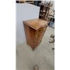 Image 3 : Serpentine Front 6-Drawer Chest with Brass Bail Pulls, Burl Wood Veneer Finish 37 x 15 x 21"