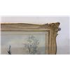 Image 3 : Van Hersen Signed Oil Painting, Winter Landscape Scene in Ornate Frame 31 x 42"
