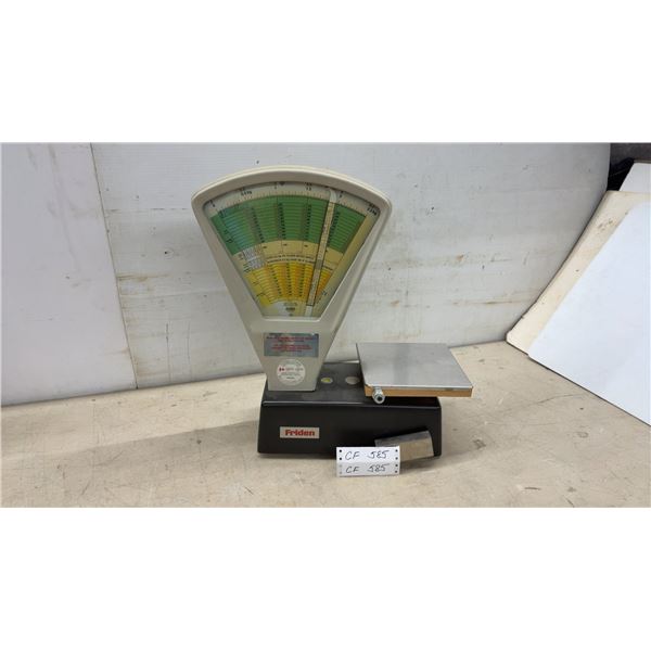 Friden 9315 Postal Scale with 2kg Flip Weight, 4.5kg Capacity, Canadian Metric Model