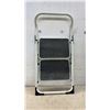 Image 6 : 2-Step Folding Step Stool & Wooden Mechanics Creeper with Casters