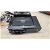 Image 12 : Vintage Audio Lot: Sylvania Boombox, Philips CD Player, Sony Recorder, Olympus Recorder, iSound