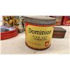 Image 4 : Collection of Vintage Advertising Tins Including Pepsi-Cola, Maxwell House, Ritz, Dominion Tobacco