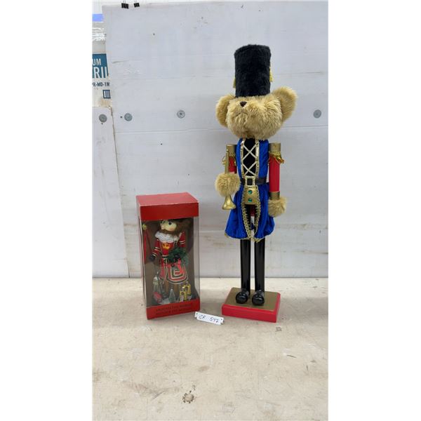 Bombay 2008 Exclusive Nutcracker Collection & Teddy Bear Soldier Nutcracker 35" Tall