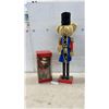 Image 1 : Bombay 2008 Exclusive Nutcracker Collection & Teddy Bear Soldier Nutcracker 35" Tall