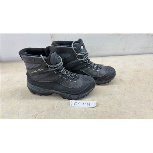 Merrell J16461 Men's Waterproof Winter Hiking Boots Black Size Us 11