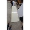 Image 2 : Gold Metal Base Console Table with Cream/Ivory Rectangular Top