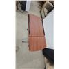 Image 3 : Adjustable Rolling Laptop Stand with Split Tilting Wood-Grain Top and 4-leg Caster Base or Bed Easy