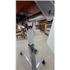 Image 5 : Adjustable Rolling Laptop Stand with Split Tilting Wood-Grain Top and 4-leg Caster Base or Bed Easy