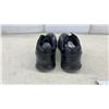 Image 2 : Shoes for Crews Black Slip & Oil Resistant Work Shoes, Lace-Up, Blue Insole Size 9