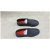 Image 3 : New Shoes for Crews Black Slip-On Work Shoes, Slip & Oil Resistant Soles, Red Insoles Size 9