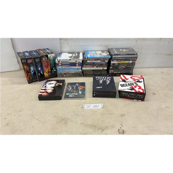 DVD Collection: 24 Seasons 1-6, Burn Notice, Community, Breaking Bad, Star Wars, House of Cards and