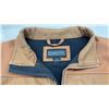 Image 2 : Dakota Men's Canvas Work Jacket Size L/G Tan/Brown Fleece-Lined Full Zip, Sz L