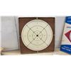 Image 2 : Eagle Toys No. 282 Crokinole & Checkers Reversible Game Board with Original Box, No Playing Pieces