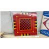Image 4 : Eagle Toys No. 282 Crokinole & Checkers Reversible Game Board with Original Box, No Playing Pieces