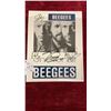 Image 1 : Autographed Signed Photo of the Bee Gees, 8.5 x 11.25".