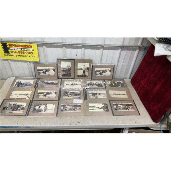 19 Re-Done Photographs "Spirits of the Lake" by Jock Langlois. Truck from Riverton, Fishing on the