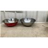 Image 2 : Old Enamelware Pots & 2 Stainless Steel Bowls