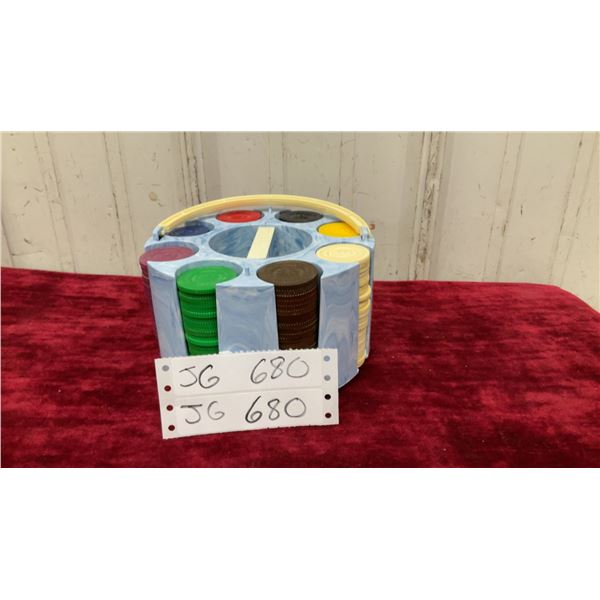 Jellow Car Picture Wheels and Case, Incomplete Set