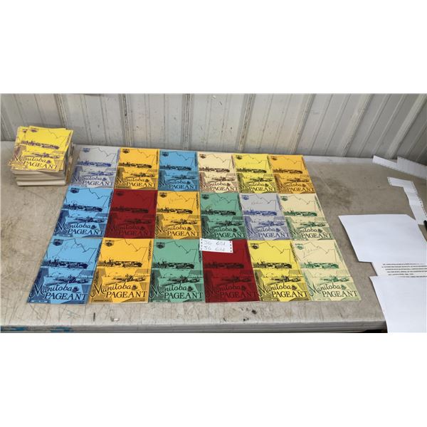 Manitoba Pageant Booklets Collection, 1956-1979, Lot of 63 Issues