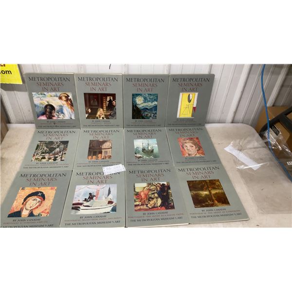 Metropolitan Seminars in Art, Set of 12 Volumes, 1958-1959 by John Canaday, with Prints